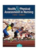 Health and Physical Assessment In Nursing 3rd Edition DAMICO Test Bank ISBN-13:9780133876406|Complete Guide A+