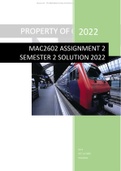 MAC2602 ASSIGNMENT 2 SEMESTER 2 SOLUTION 2022