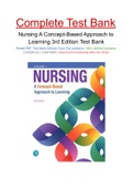 Nursing A Concept-Based Approach to Learning 3rd Edition Test Bank