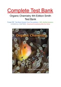 Organic Chemistry 4th Edition Smith Test Bank