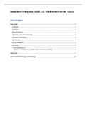 Samenvatting Methoden en Technieken II (RC206) | Jaar 2 Criminologie | SPSS en kwantitatieve vaardigheden