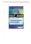 Test Bank Varcarolis’ Foundations Of Psychiatric Mental Health Nursing A Clinical 8th Edition
