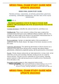 NR503 FINAL EXAM STUDY GUIDE NEW UPDATE 2022&sol;2023