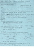 Review of Alkene Properties and Reactions