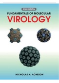 Fundamentals of Molecular Virology, 2nd Edition Nicholas H. Acheson Chapter 1_37 in 258 Pages __Rated A