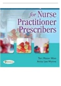 Test Bank for Pharmacotherapeutics For Nurse Practitioner Prescribers 3rd Edition By Woo.