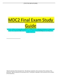 NUR2392/NUR 2392 MDC2 Final Exam Study Guide