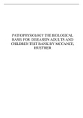PATHOPHYSIOLOGY THE BIOLOGICAL BASIS FOR DISEASEIN ADULTS AND CHILDREN TEST BANK BY MCCANCE&comma; HUETHER