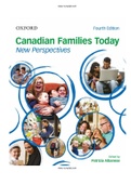 Canadian Families Today New Perspectives 4th Edition Albanese Test Bank