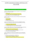 ATI RN Comprehensive Predictor 2019 Form A&comma; B&comma; C &lbrack;ALL IN ONE&rsqb;
