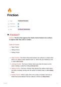 Friction | Grade 8 | Physics