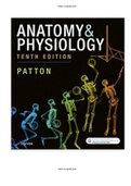 Anatomy & Physiology 10th Edition Patton Test Bank ISBN-13 ‏ : ‎9780323528900  | Complete Test bank| ALL CHAPTERS
