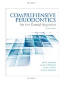 Comprehensive Periodontics for the Dental Hygienist 4th Edition Weinberg Test Bank ISBN-13 ‏ : ‎9780133077728|Complete Test Bank Guide A+