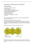Projectmanagement - Facility Management jaar 1
