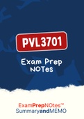 PVL3701 - Notes (Summary)