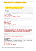 Portage Learning&period; BIOD 121 &ndash; Nutrition Module 1 Problem Set LATEST2022
