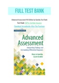 Advanced Assessment 4th Edition by Goolsby Test Bank