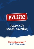 PVL3702 - Summary of Cases (2022)