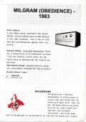 Social Approach -Miligram &lpar;obedience&rpar; 1963