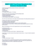 CMGT 2400 Final Exam Questions And Answers Graded A 2022