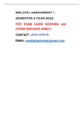 MRL3701 ASSIGNMENT 1 YEAR 2024, SEMESTER 1 CALL 