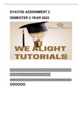 DVA3706 ASSIGNMENT 2 SEMESTER 2 Oct YEAR 2024 CALL 