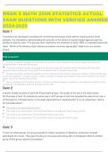 WEEK 2 MATH 225N STATISTICS ACTUAL EXAM QUESTIONS WITH VERIFIED ANSWERS 2024-2025 &lpar;1&rpar;