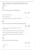 WGU C214 PRE ASSESSMENT&colon; FINANCIAL MANAGEMENT PVCC 2024 QUESTIONS AND ANSWERS GRADED A&plus;