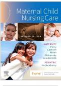Test Bank For Maternal Child Nursing Care&comma; 7th - 2023 &lpar;Retake updated Practice questions