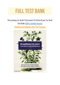 Pharmacology for Health Professionals 5th Edition Bryant Test Bank