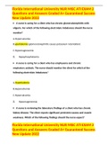 Florida International University NUR MISC ATI EXAM 2 Questions and Answers Graded A&plus; Guaranteed Success New Update 2022