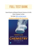 General Organic and Biological Chemistry Structures of Life 6th Edition Timberlake Test Bank