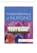 FUNDAMENTALS OF NURSING 10TH EDITION POTTER PERRY TEST BANK (chapter 1-50)