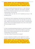 NRSE NRSE-455 ATI MEDSURGE Exam Questions and Answers Best Rated A&plus; Assured Satisfaction New Update 2022