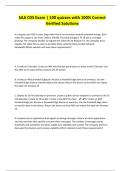 SAA C03 Exam &vert; 100 quizzes with 100&percnt; Correct Verified Solutions