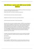 SAA C03 Exam &vert; quizzes with 100&percnt; Correct Verified Solutions