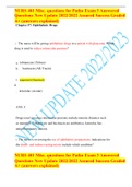 NURS 401 Misc&period; questions for Patho Exam 3 Answered Questions New Update 2022&sol;2022 Assured Success Graded A&plus; &lpar;answers explained&rpar;
