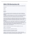 WGU C785 Biochemistry &vert; 2022&vert;Questions And Answers&vert; Solved&vert; Guide&vert;