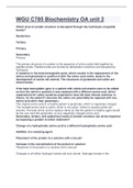 Unit 2&colon; WGU C785 Biochemistry &vert; 2022&vert;Questions And Answers&vert; Solved&vert; Guide&vert;