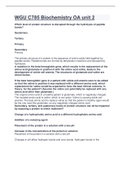 Unit 2&colon; WGU C785 Biochemistry &vert; 2022&vert;Questions And Answers&vert; Solved&vert; Guide&vert;