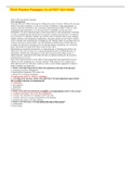 TEAS Practice Passages &lpar;3&rpar; LATEST 2021&sol;2022&period;