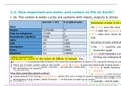 FREE SAMPLE: OCR A Level Geography Earth's Life Support Systems Summary - 1b (The carbon & water cycles are systems with inputs, outputs & stores) 