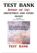 Test Bank for Beckmann and Ling&rsquo;s Obstetrics and Gynecology&comma; 9th Edition by Dr&period; Robert Casanova&comma; Complete Chapters 1 - 50&comma; Updated Newest Version