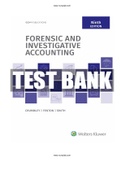 Forensic and Investigative Accounting 9th Edition Crumbley Test Bank ISBN-13 ‏ : ‎9780808053224 |Complete Guide A+