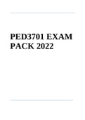 PED3701 EXAM PACK 2022