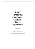   BEST FINDINGS Case Study: Guillain-Barre Syndrome 2022