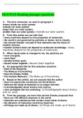 NLN PAX Reading passages questions & answers&lowbar;Latest summer 2022&period;