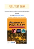 Anatomy and Physiology for Health Professionals 3rd Edition Moini Test Bank