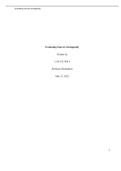 LAS 432 Week 4 Assignment&semi; Evaluating Sources Strategically