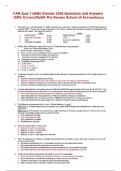 FAR Quiz 1 &lpar;B46&rpar; October 2024 Questions and Answers 100&percnt; Correct&semi;ReSA-The Review School of Accountancy